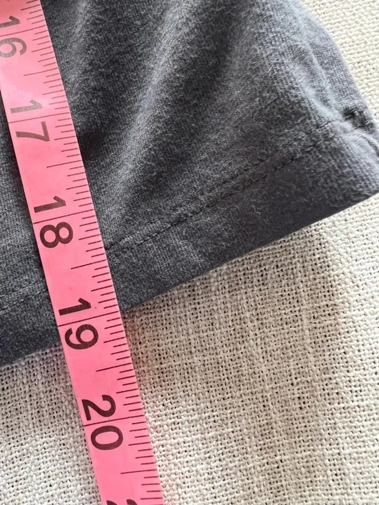 American Eagle Women's Gray Cropped Tank Top Size XL shoulder tie - Picture 7 of 7